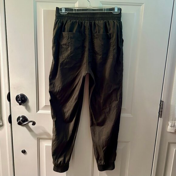 A New Day Women's High-Rise Woven Ankle Jogger Pants Green Size XS - Picture 3 of 4